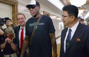 Dennis Rodman in press conference